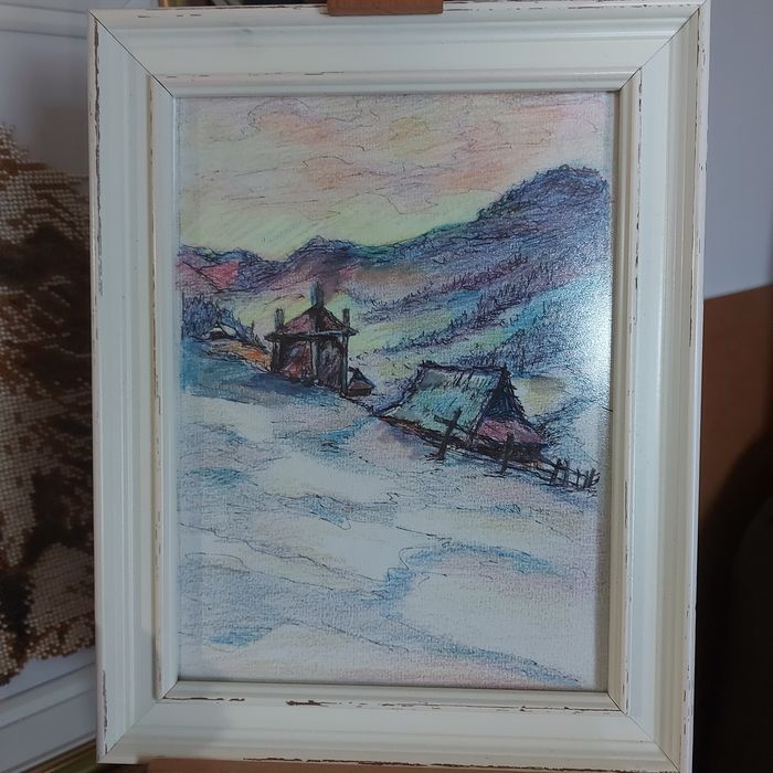 Картина,  акварель.