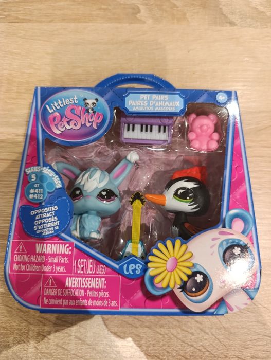 Zestaw figurek Littlest Pet Shop  seria 5 #411 #412
