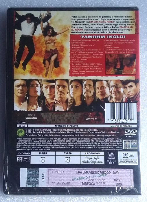 DVD - Era Uma Vez no México