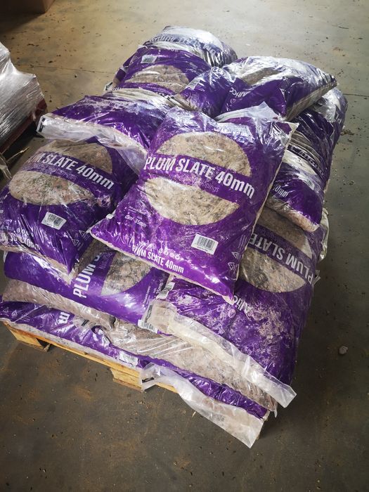 Kora śliwkowa Grys kamień ogrodowy Plum Slate 40mm kamień