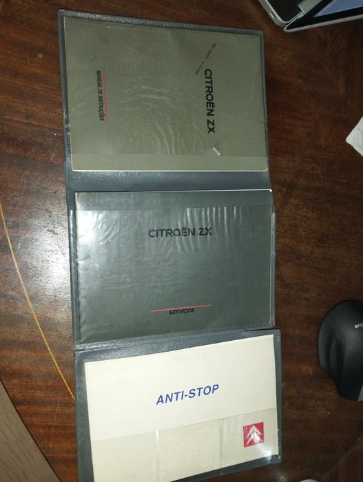 Manual com bolsa citroen zx