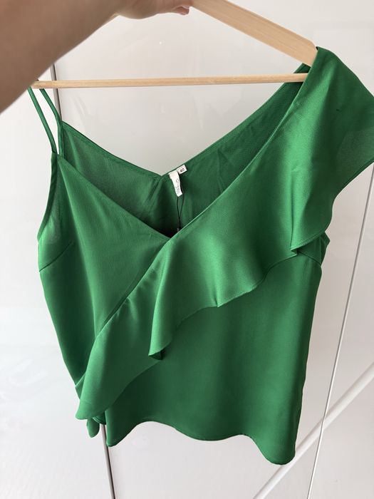Bluzka na rsmiaczkach Nly trend  40 L zielen