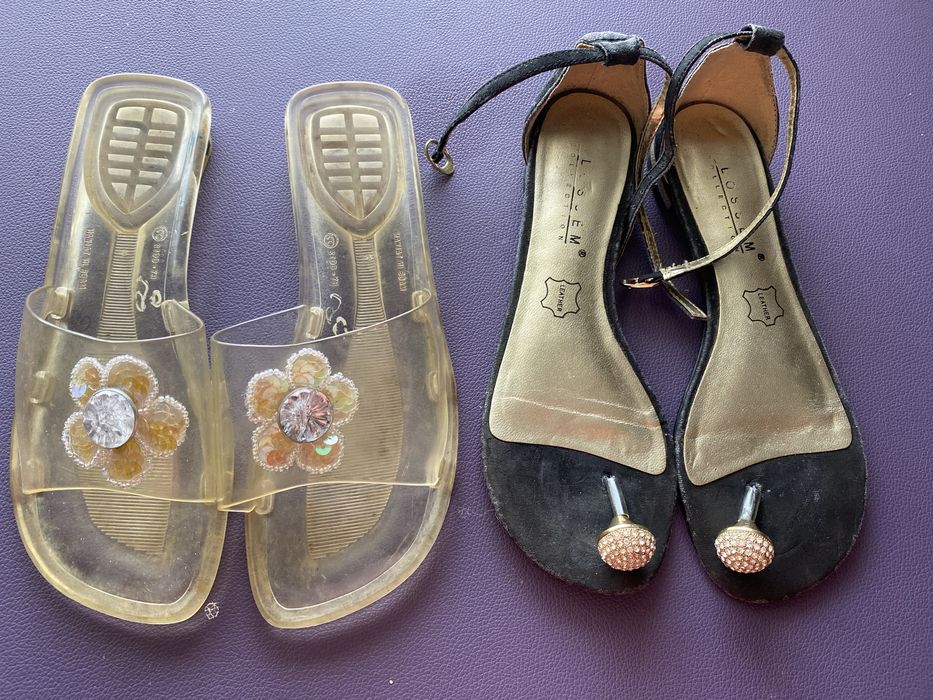 39 тапочки балетки жіночі шльопанці вєтнамки