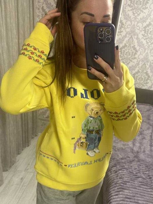 polo ralph lauren bear свитшот джемпер , М