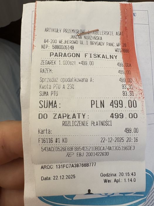 Zwgarek bransoleta casio edifice