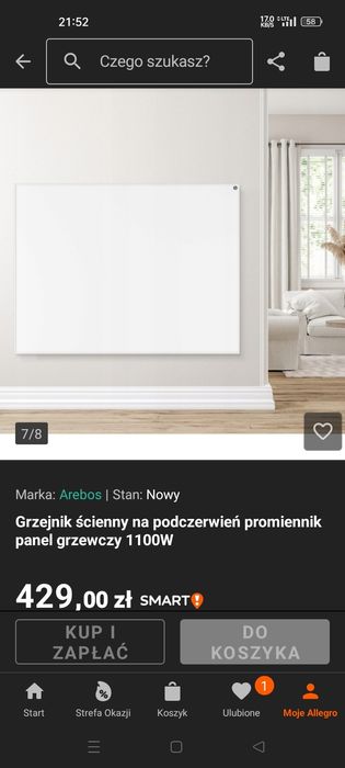 Panele grzewcze podczerwień Nowe
