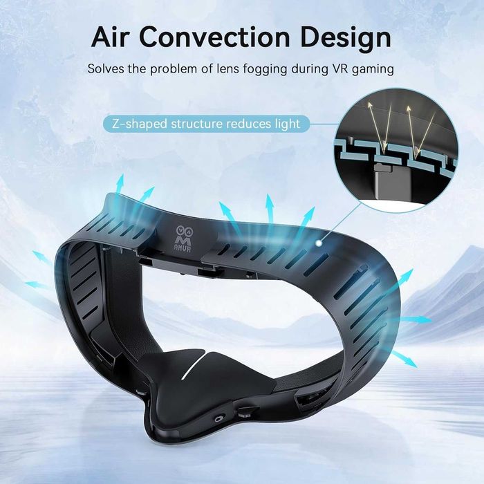 AMVR FC5 Upgraded Full Ventilation Design Face Pad Cover Meta Quest 3S