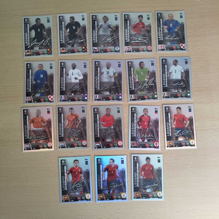 Cartas Topps Uefa Euro 2024 Match Attax Black Edge, Chrome , Energy