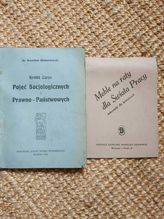 książki z czasów miedzywojennych