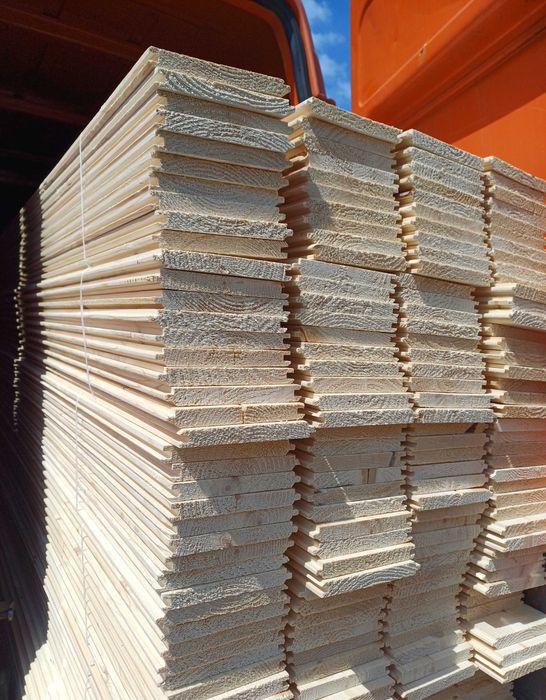 Deska tarasowa podłogowa elewacyjna półbal boazeria szalówka podbitka