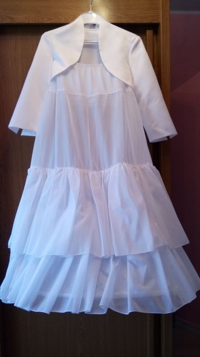 Suknia ślubna, halka, bolerko