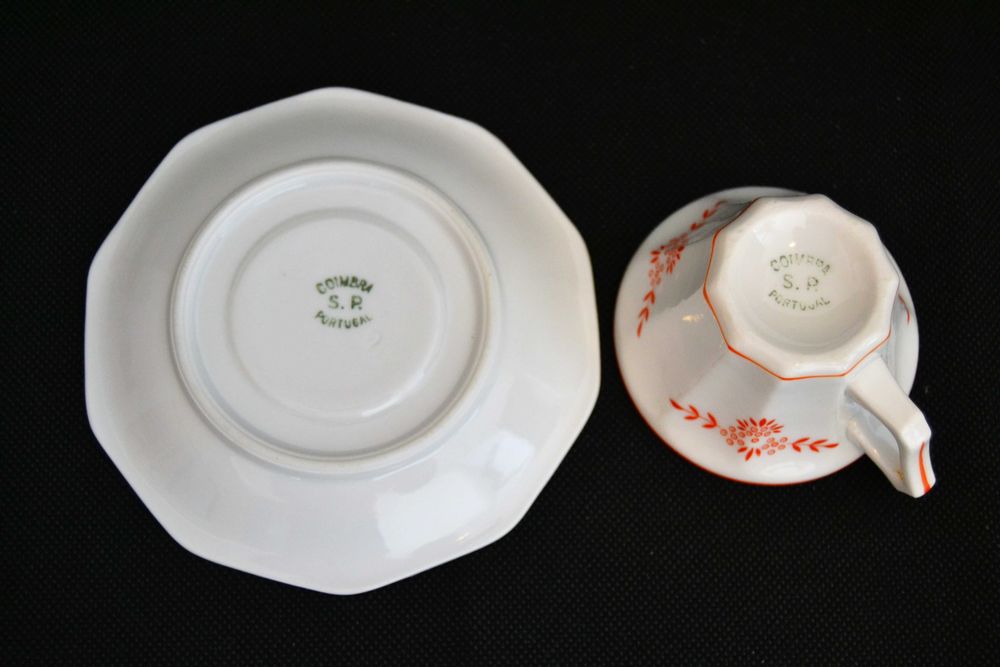 Serviço Café Porcelana Coimbra SP - Art Deco