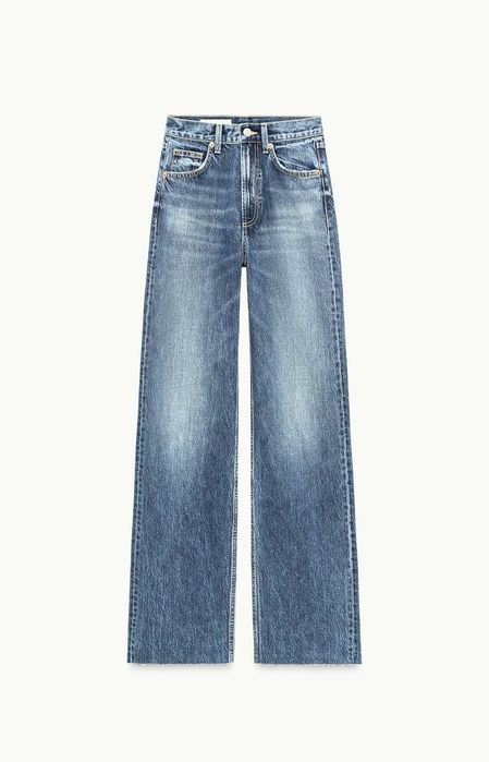 Джинси Zara прямі широкі
