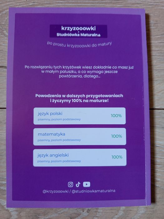 Krzyzooowki studniówka maturalna, krzyżówki do matury