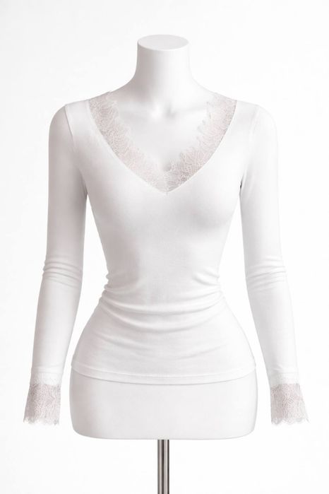 Кофточки з мереживом лонг с кружевом