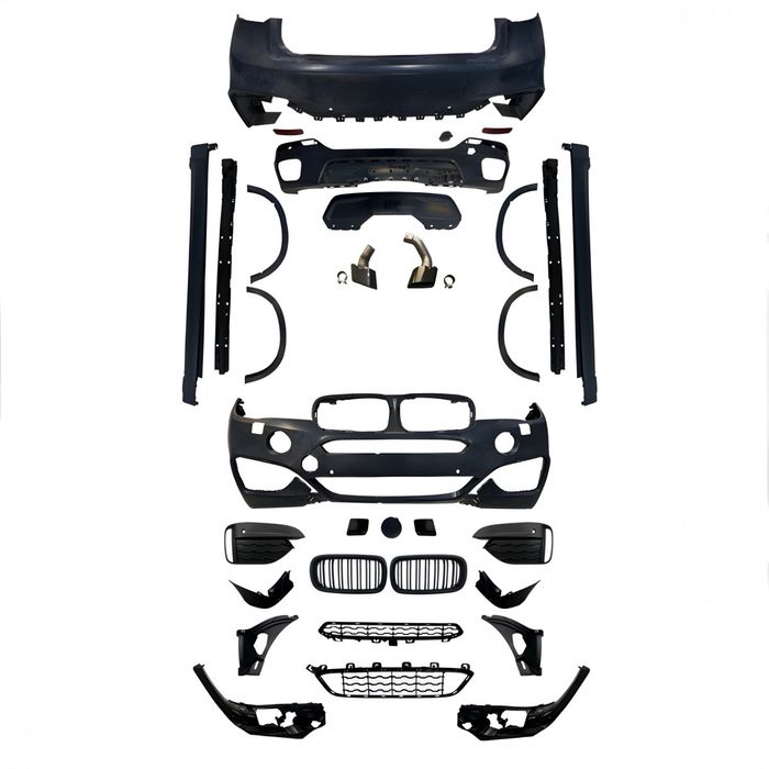 Обвес F16 BMW X6 М пакет 2013-2018 бампер пороги решетка диффузор