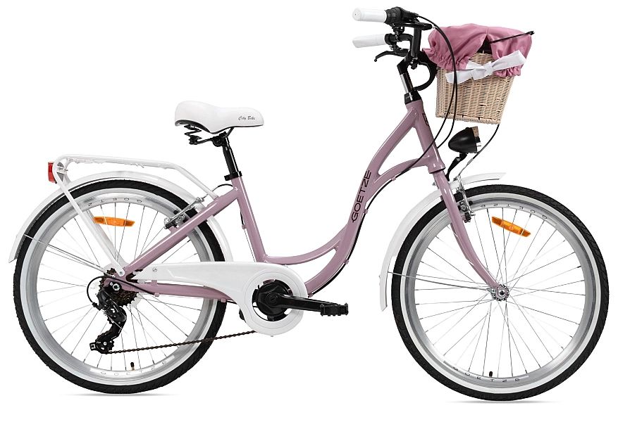 Rower miejski młodzieżowy Goetze Mood 24 cali Alu Lilac PROMOCJA -5%