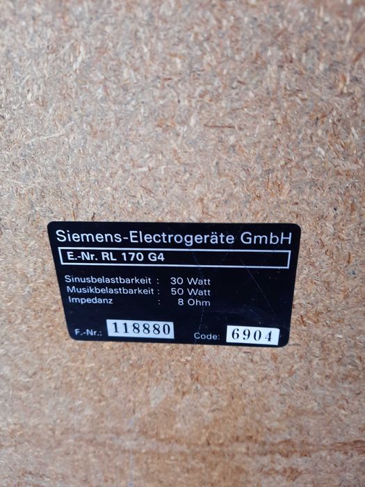 Kolumny Siemens 50W 8 Om