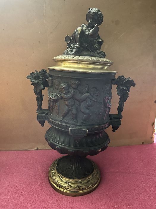 Antyczna francuska waza krater lata ok 1870
