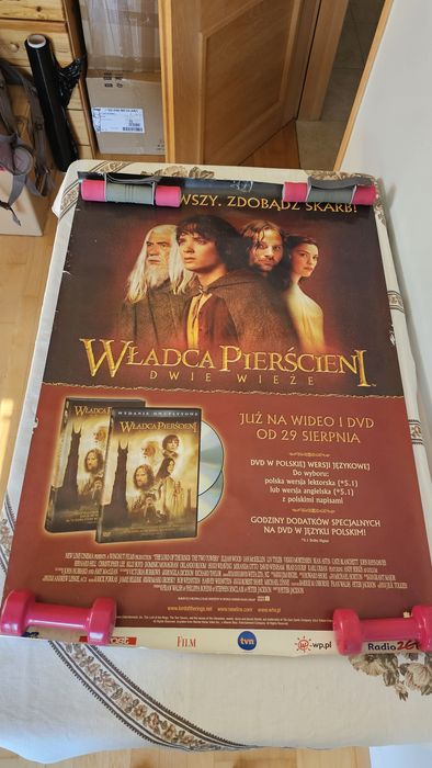 3 oryginalne plakaty władcy pierścieni