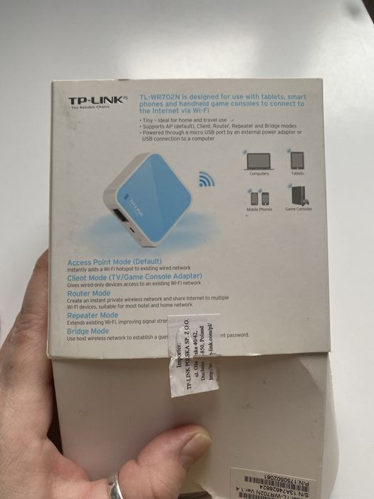 TP-Link TL – mini router Wi-Fi