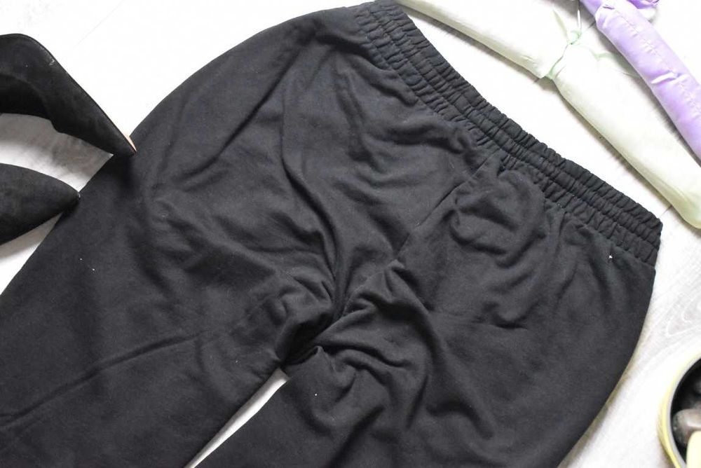 *Asos* spodnie dresowe dresy czarne gumki nogawki_38