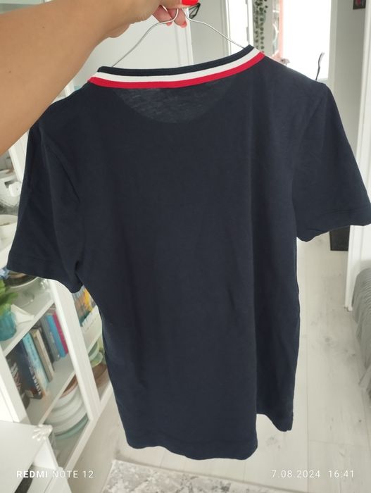 T-shirt granatowy Tommy Hilfiger damski