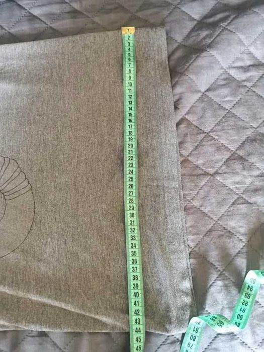 106 Szara bluzka tunika na krótki rękaw ze słoniem rozmiar M