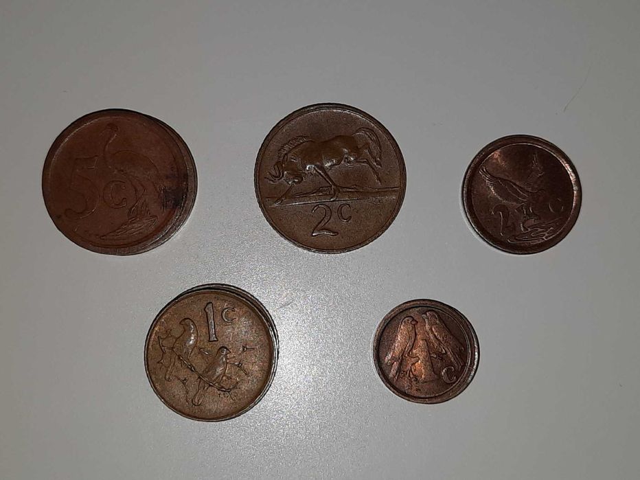 Lote de 33 Moedas - South Africa (1965/1995)