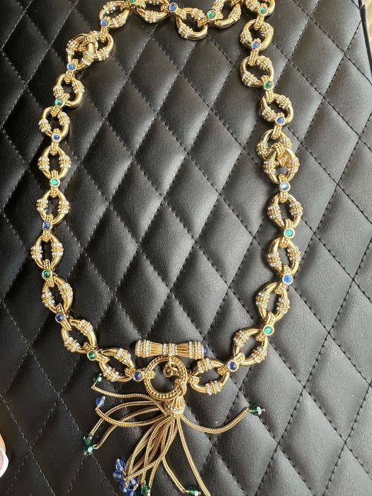 Кольє Franklin Mint,вінтаж,покриття 22 К