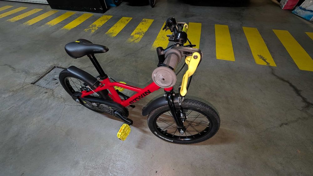 Bicicleta Criança B'TWIN 900 Racing 16" – Alumínio Super Leve – Excelente Estado