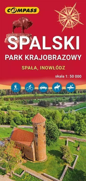Spalski Park Krajobrazowy 1:50 000. Wydawnictwo Compass. Nowy Produkt