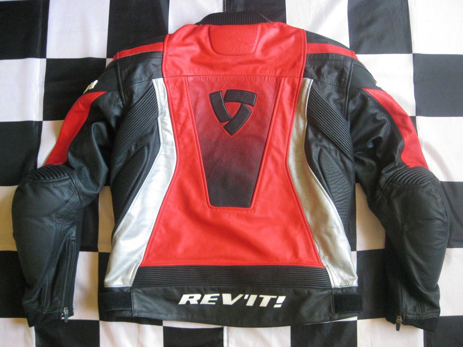 Kombinezon motocyklowy skórzany REVIT SILICA IGNITION  rozm.56(XL)