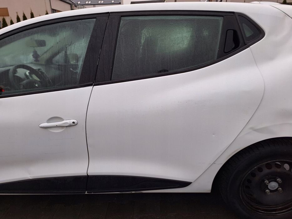 renault clio 4 iv białe ov369 0v369 drzwi tył lewe 5d