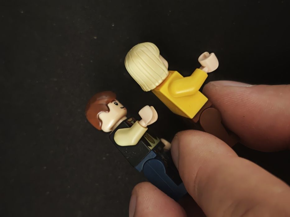 Lego Luke i Han solo celebration