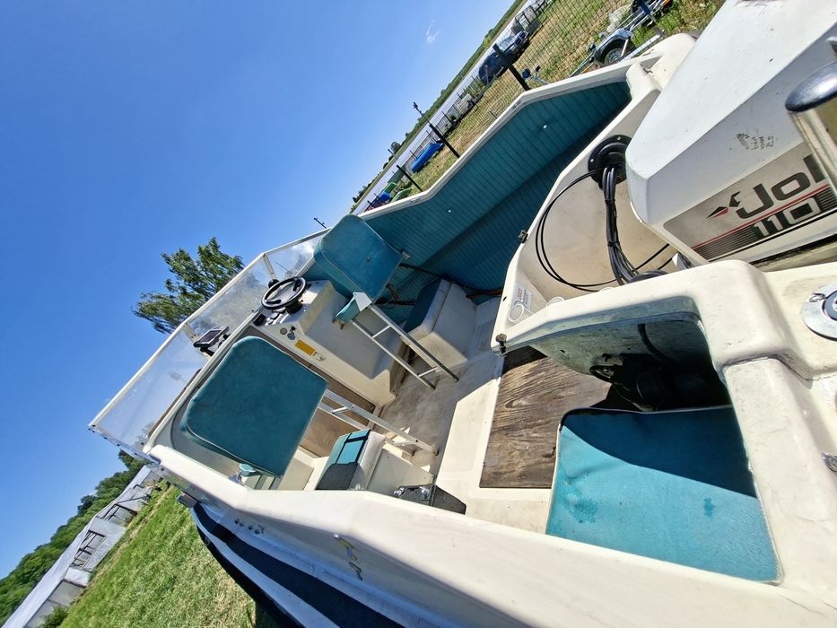 Łódka łódź shetland 570 silnik zaburtowy johnson