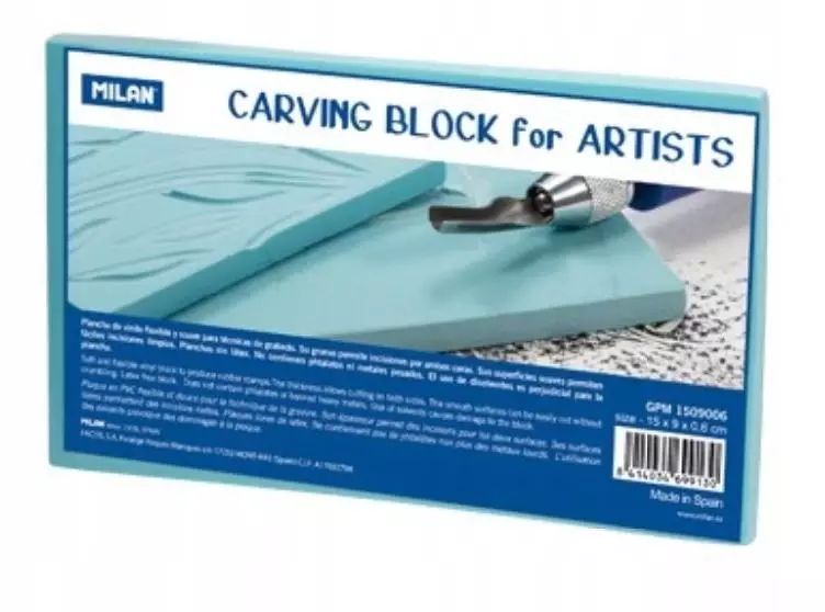 Blok do linorytu Milan for artists średni 15 x 9 cm. Milan