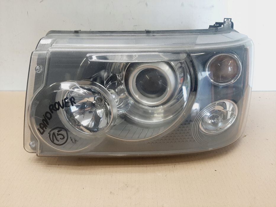 lampa lewa lewy przod range rover sport l320 ksenon skretna 2006-2009