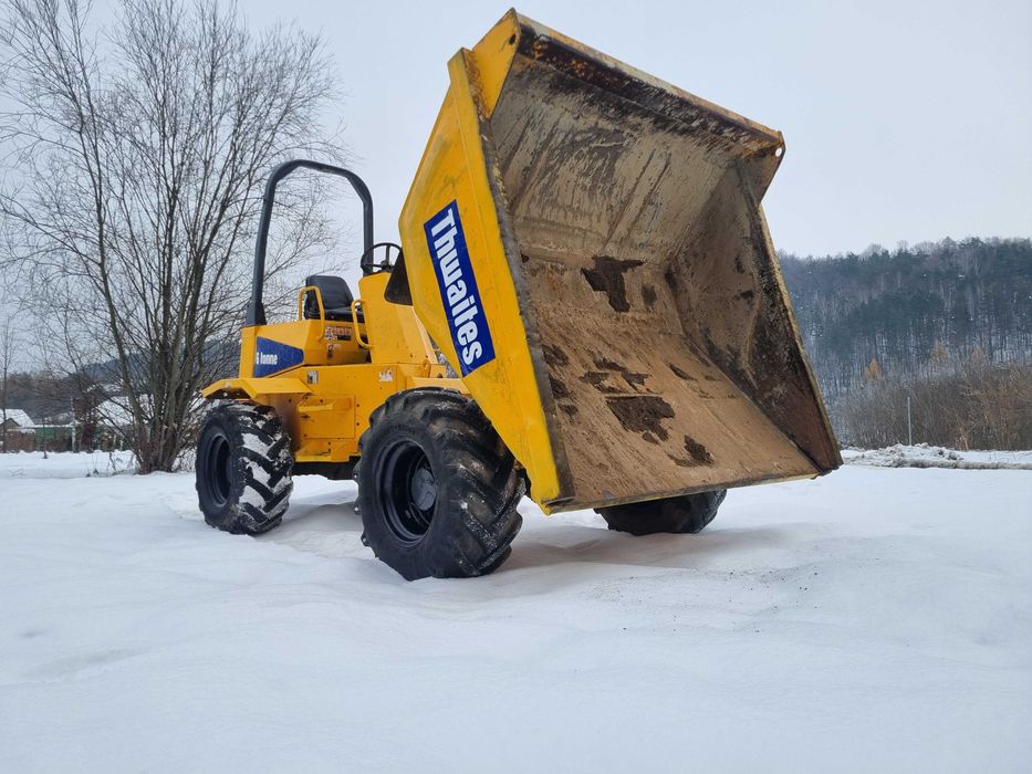Wozidło THWAITES 6ton 4x4 Perkins 90km z Norwgii jak Nowe Zero luzów!
