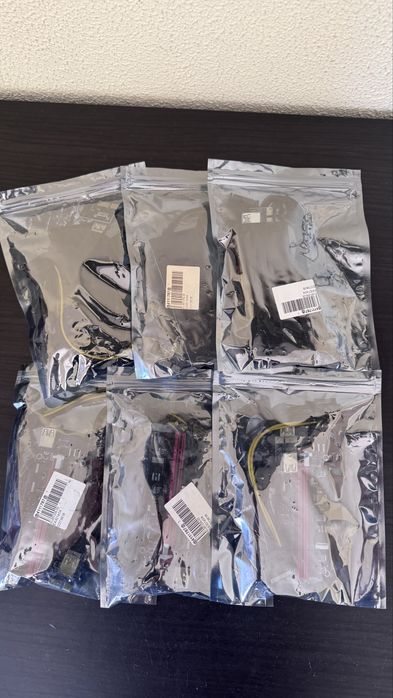 6x Kit Riser PCIe para x16 USB 3.0 para Mineração GPU