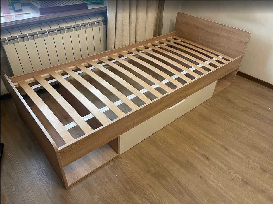 Ліжко Тіпс +ортопедичний вклад, односпальне з шухлядою, наявність