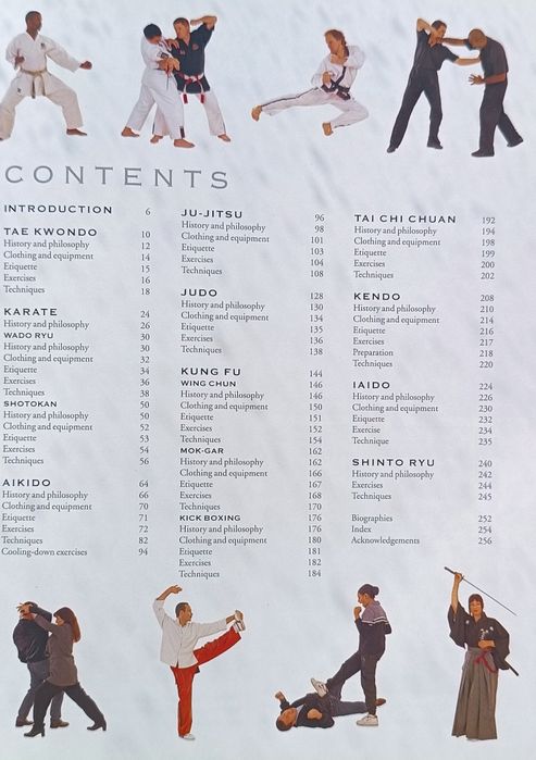 Manual prático de artes marciais "The Ultimate Book of Martial Arts"