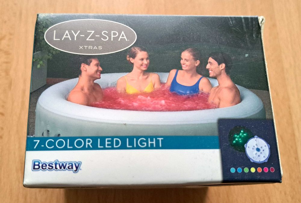 7-kolorowe światło LED Lay-Z-Spa XTRAS  bestway  lampka