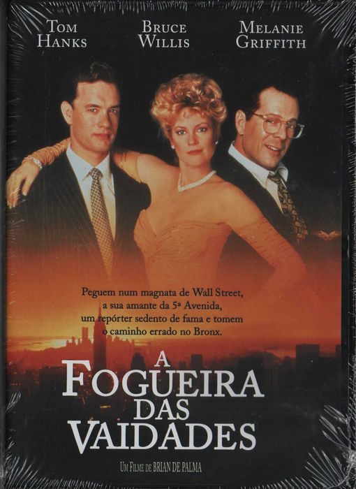 Dvd A Fogueira das Vaidades - comédia - Tom Hanks/ Bruce Willis - selado