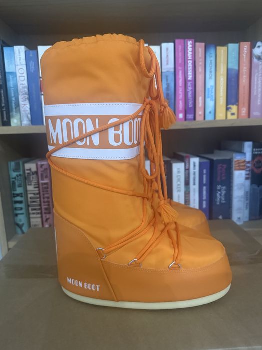 Śniegowce damskie Moon Boot r. 39/41 NOWE Wysokie pomarańczowe