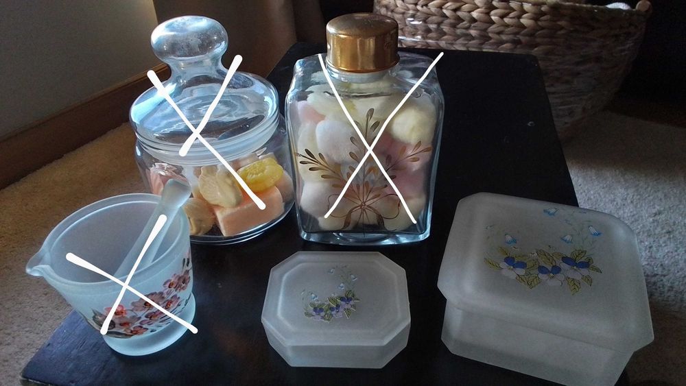 Artigos de decoração para casa-de-banho