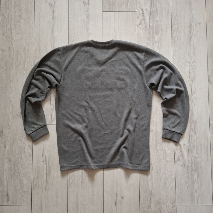 Sweter EA7 Emporio Armani XXL Swetr bluza oversized Męska Szara long