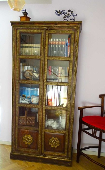 Biblioteka / biblioteczka indyjska z drewna palisander