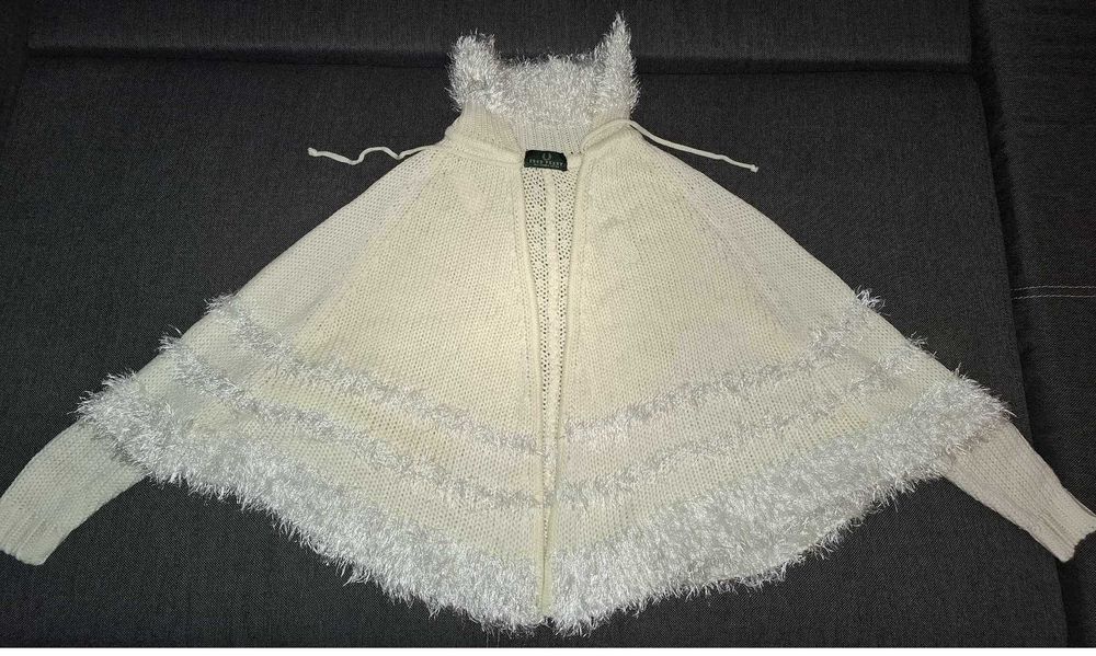 FRED PERRY Narzutka Ponczo Damskie Bawełna Czesana 100% Super Stan