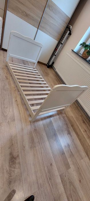 łóżko dziecięce 145x70 białe